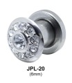 Round Rhinestone Plugs and Tunnels JPL-20